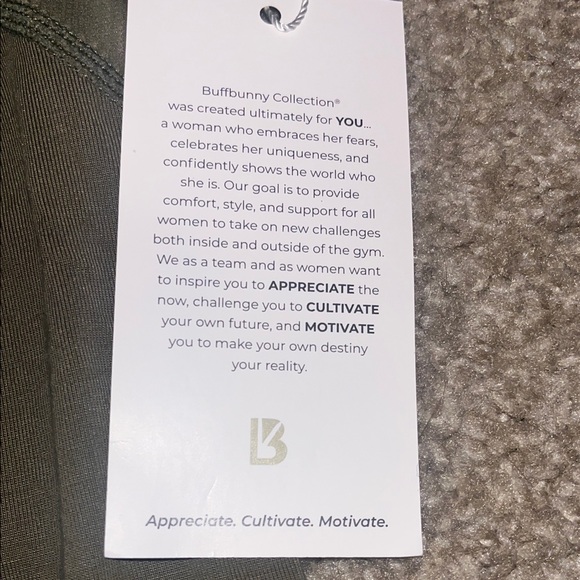 Buffbunny Collection Olive Green Tank Top - Picture 3 of 6